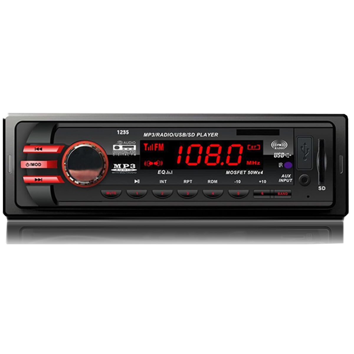 VIGORWORK 12 В 1 Din автомобильный радиоприемник MP3 автомобильный стерео MP3-плеер FM-радио управление USB-портом в приборной панели AUX/SD/MMC-карта/пульт дистанционного управления
VIGORWORK 12 В 1 Din автомобильный радиоприемник MP3 автомобильный стерео MP3-плеер FM-радио управление USB-портом в приборной панели AUX/SD/MMC-карта/пульт дистанционного управления
