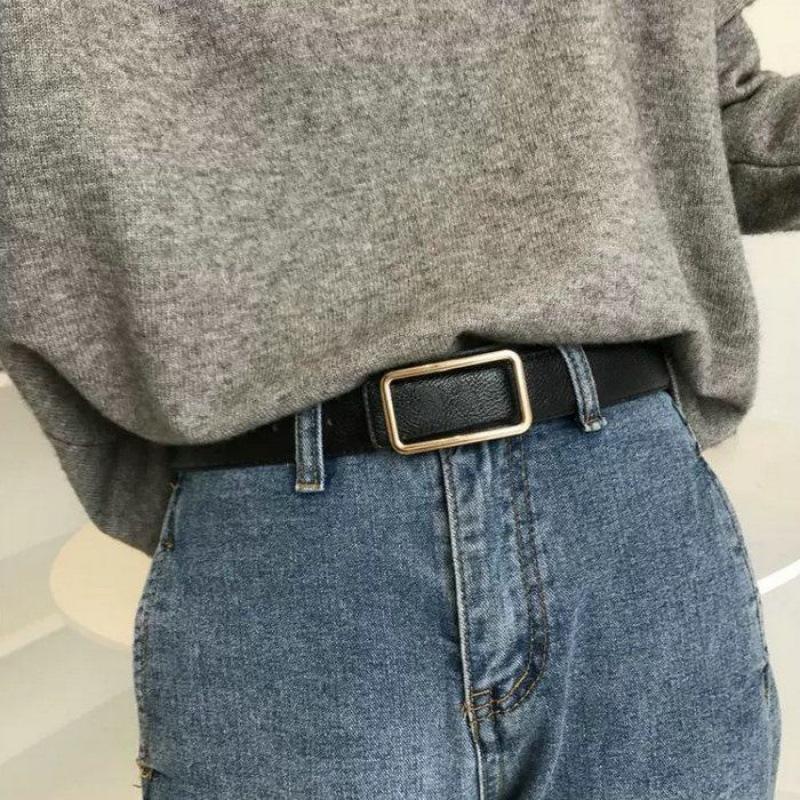 Retro Elegant Rectangle Buckle Womens Waist Belt Crafted From Durable Pu Perfect Jeans For Lychee Black
Retro Elegant Rectangle Buckle Womens Waist Belt Crafted From Durable Pu Perfect Jeans For Lychee Black