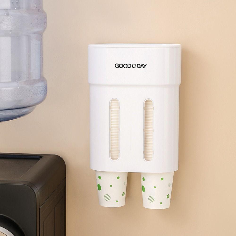 Wall Mounted Automatic Cup Storage Rack Plastic Water Dispenser Cup Holder Cup Container for Home
Wall Mounted Automatic Cup Storage Rack Plastic Water Dispenser Cup Holder Cup Container for Home