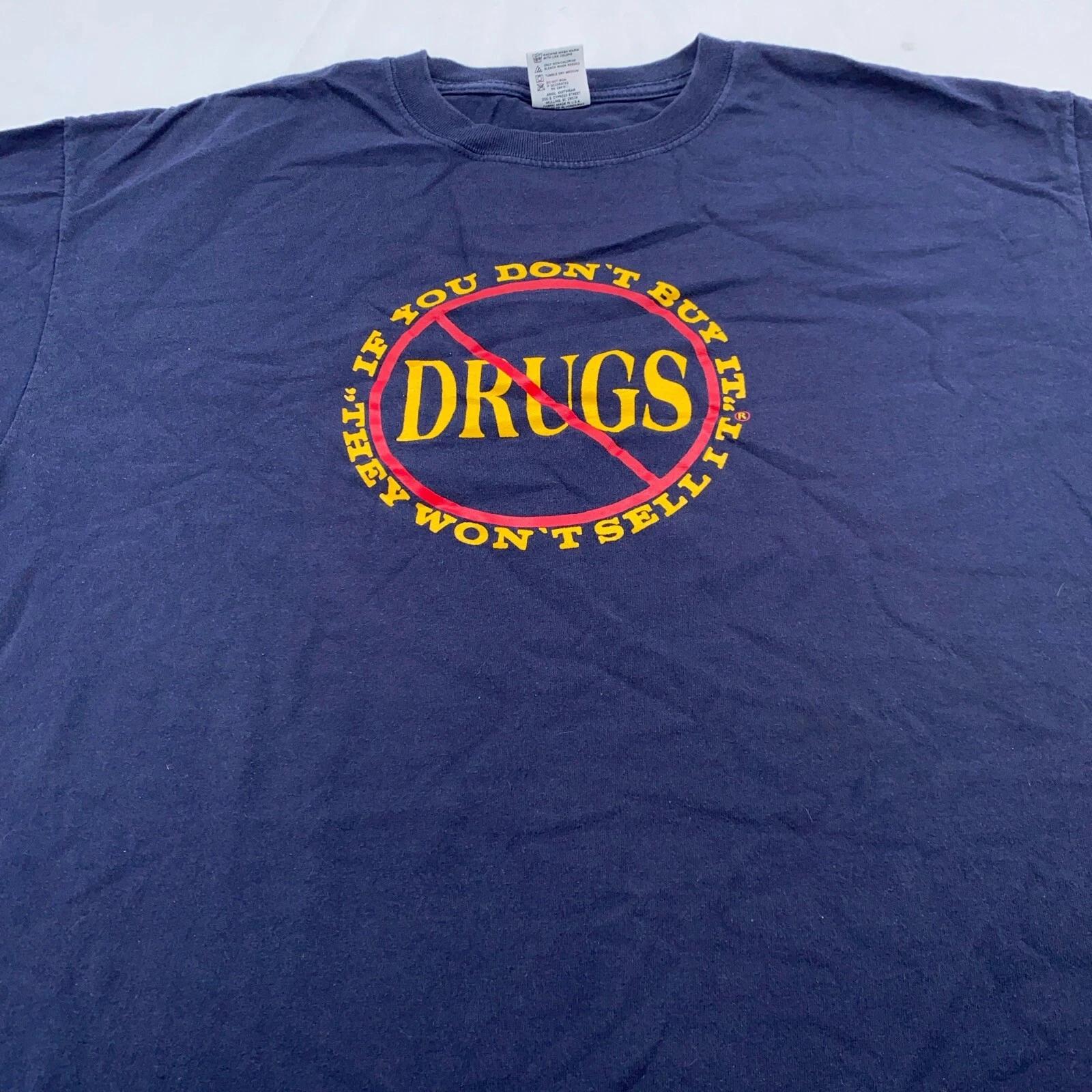Vtg 90s SAY NO TO DRUGS T-Shirt XL/2XL dare xe XL
Vtg 90s SAY NO TO DRUGS T-Shirt XL/2XL dare xe XL
