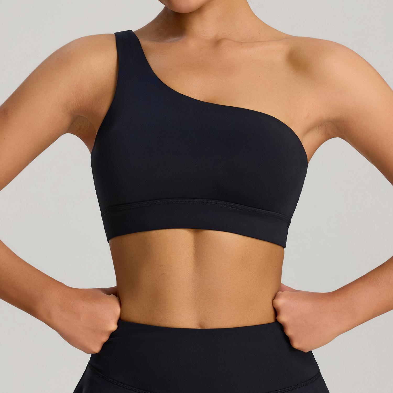 European & American Asymmetrical One-Shoulder Quick-Dry Shockproof Sports Bra - Elastic Bare Feel Yoga Vest XL
European & American Asymmetrical One-Shoulder Quick-Dry Shockproof Sports Bra - Elastic Bare Feel Yoga Vest XL