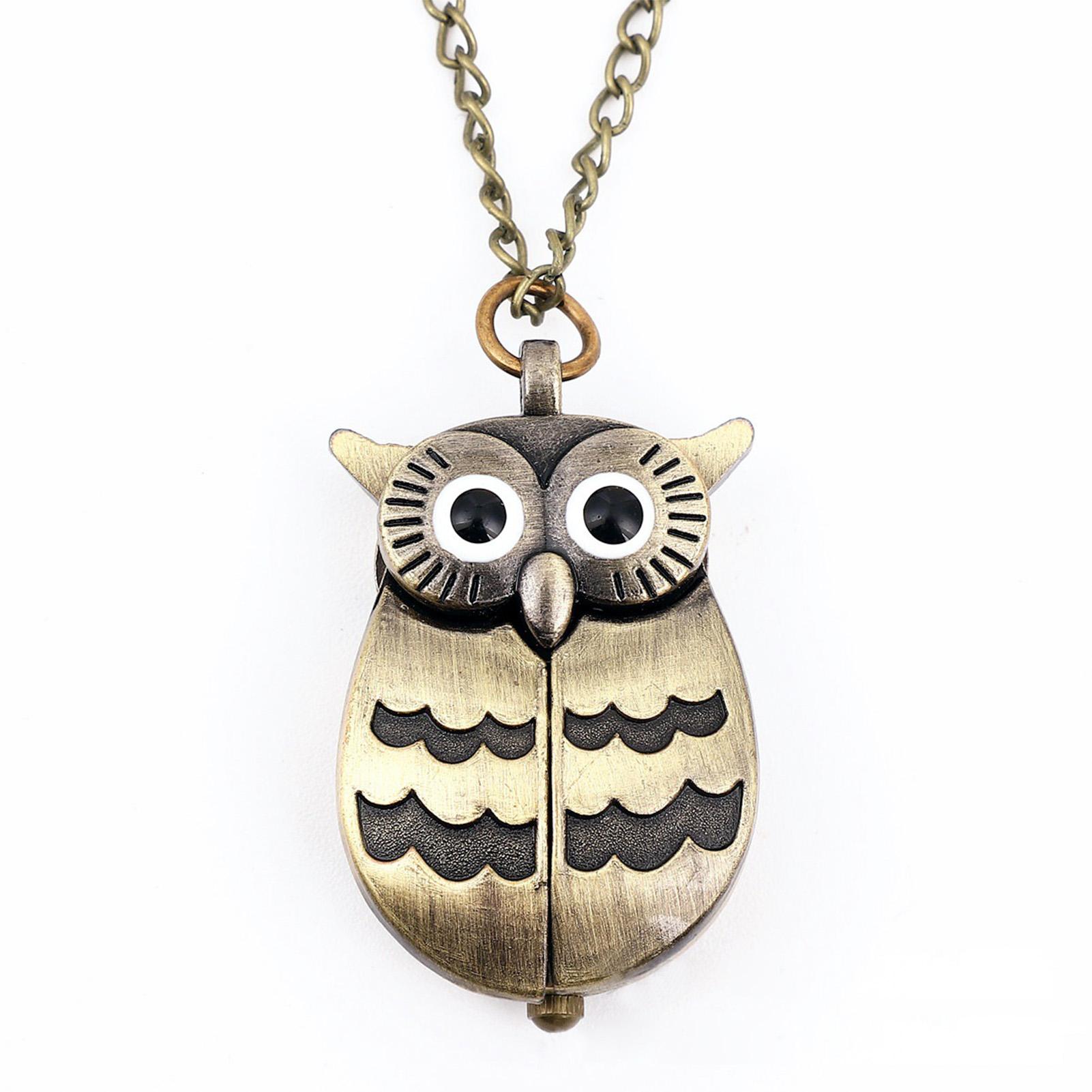 Vintage Pocket Watch for Men Women Alloy Retro Owl Shape Pocket Watch Long Necklace Chain Watches Birthday Gifts
Vintage Pocket Watch for Men Women Alloy Retro Owl Shape Pocket Watch Long Necklace Chain Watches Birthday Gifts