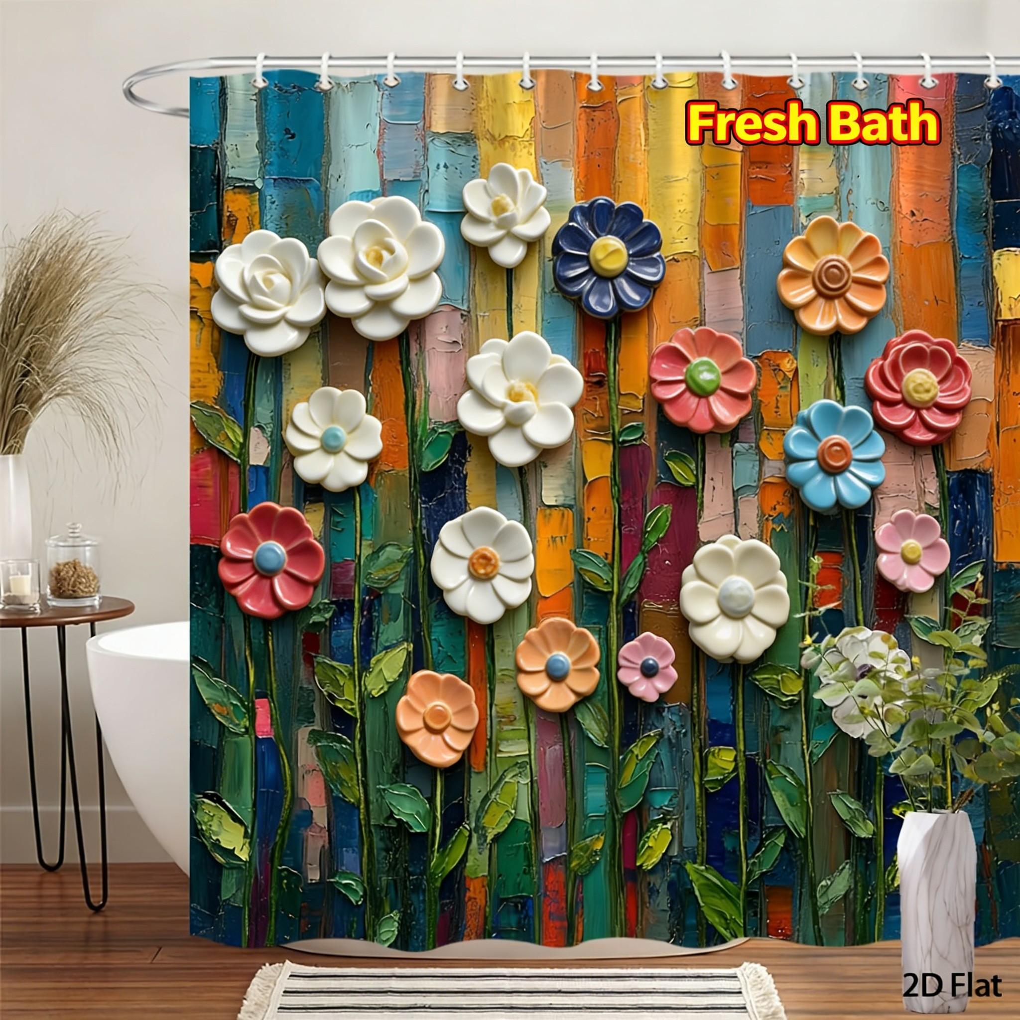 3D Tropical Plumeria & Hibiscus Flowers With Palm Leaves Relax Time Waterproof Shower Curtain For Bathroom Decor W60H190(CM)-1 Pcs
3D Tropical Plumeria & Hibiscus Flowers With Palm Leaves Relax Time Waterproof Shower Curtain For Bathroom Decor W60H190(CM)-1 Pcs