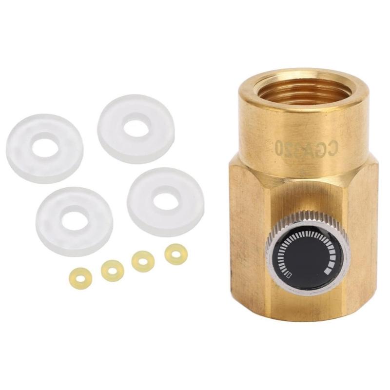 CO2 Inflation Connector Bottle Refill Adapter Thread CO2 Adapter Brass CO2 Filling Adapter for CO2 Beverage Bottles 1
CO2 Inflation Connector Bottle Refill Adapter Thread CO2 Adapter Brass CO2 Filling Adapter for CO2 Beverage Bottles 1