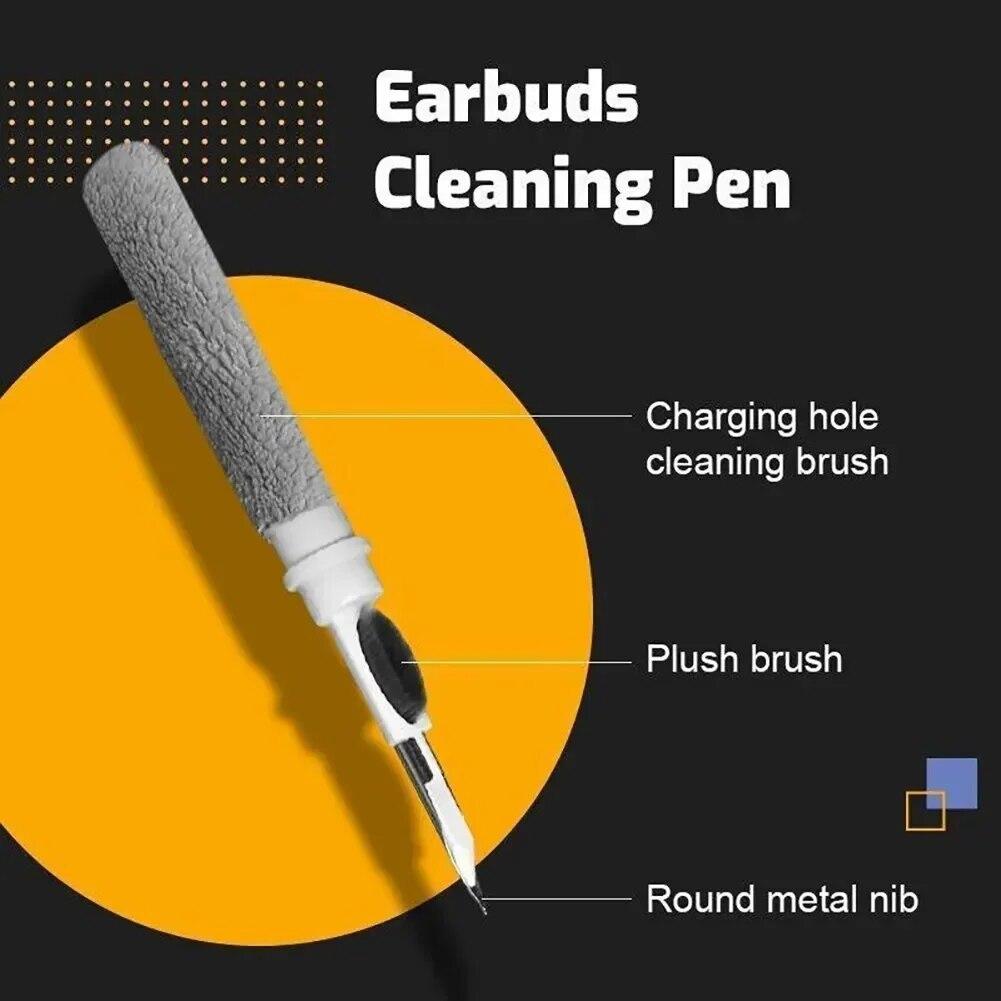 Cleaner Kit for Airpods Pro 1 2 3 Earbuds Cleaning Pen Brush Bluetooth Earphones Case Headset Keyboard Phone Cleaning Tools чорний
Cleaner Kit for Airpods Pro 1 2 3 Earbuds Cleaning Pen Brush Bluetooth Earphones Case Headset Keyboard Phone Cleaning Tools чорний