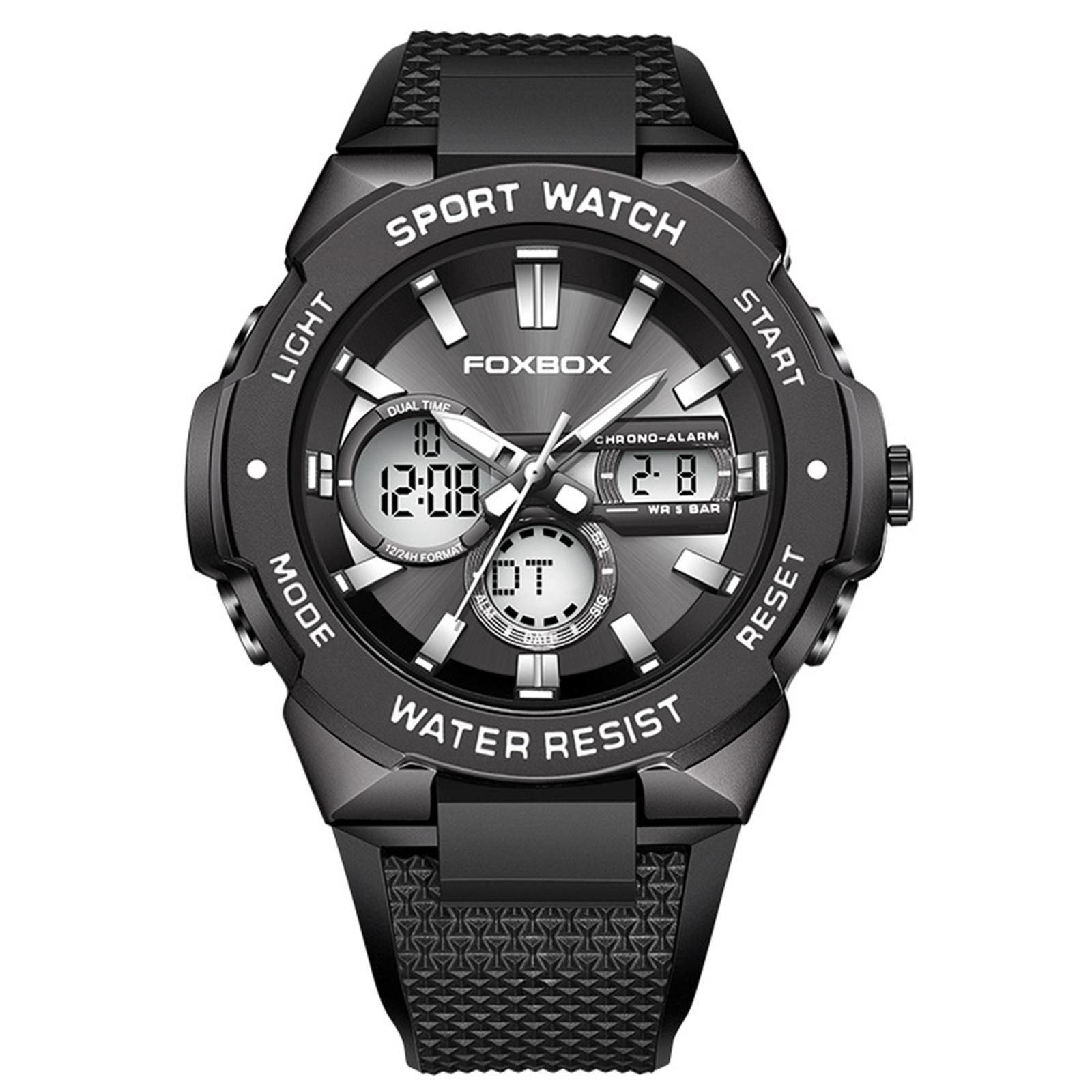 Мужские водонепроницаемые светящиеся наручные часы-будильник для бега One Size
Мужские водонепроницаемые светящиеся наручные часы-будильник для бега One Size