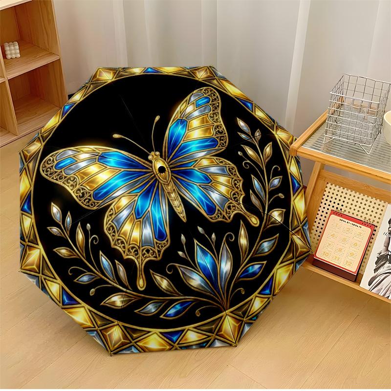 Hare in Butterfly Garden Printed umbrella windproof folding umbrella portable sun and rain umbrella suitable for gifting
Hare in Butterfly Garden Printed umbrella windproof folding umbrella portable sun and rain umbrella suitable for gifting