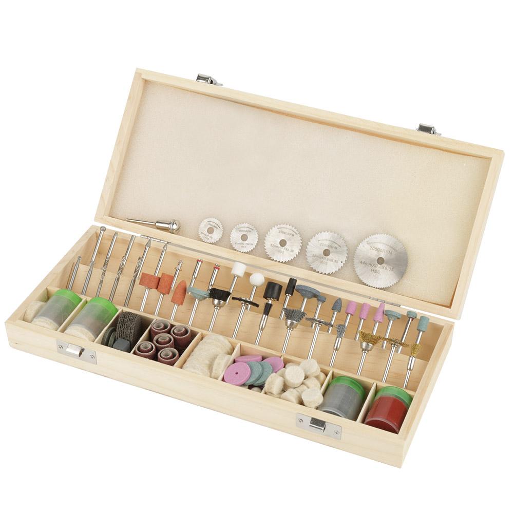 242Pcs Rotary Tool Accessory Set Kit for DIY Cutting Carving Sanding Polishing Drilling
242Pcs Rotary Tool Accessory Set Kit for DIY Cutting Carving Sanding Polishing Drilling
