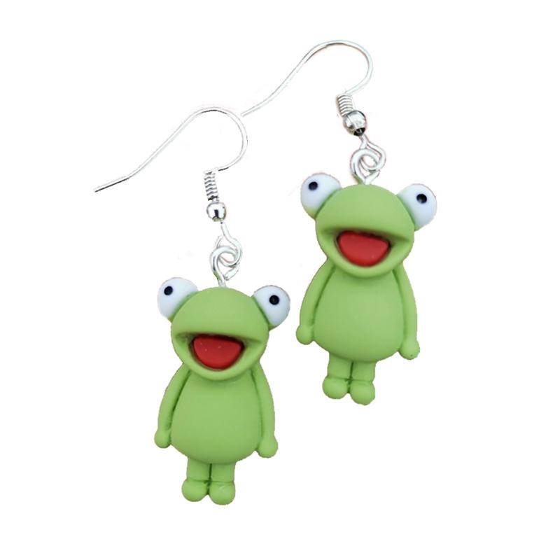 Hanging for Frog Animal Earrings for Women Designer Statement Funny for Creative Unique Earring Girls Cute Unusual Earri 1
Hanging for Frog Animal Earrings for Women Designer Statement Funny for Creative Unique Earring Girls Cute Unusual Earri 1