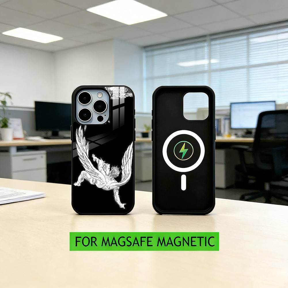 I- Icarus Phone Case For iPhone17,16,15,14,13,12,11 Plus,Pro Magnetic For Magsafe Wireless Charging iPhone17Pro
I- Icarus Phone Case For iPhone17,16,15,14,13,12,11 Plus,Pro Magnetic For Magsafe Wireless Charging iPhone17Pro