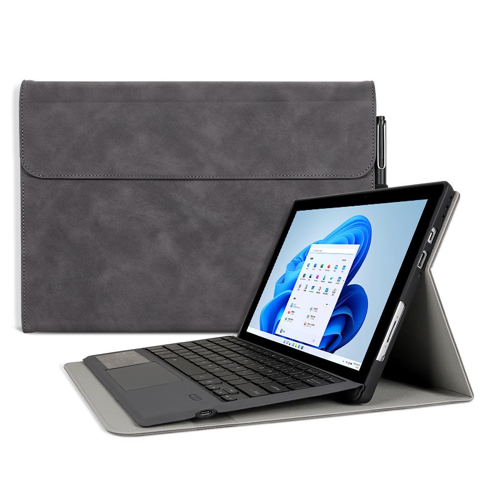 For Microsoft Surface Pro 4/5/6/7 PU Leather Tablet Case Stand Keyboard Cover with Pen Loop Holder Black
For Microsoft Surface Pro 4/5/6/7 PU Leather Tablet Case Stand Keyboard Cover with Pen Loop Holder Black