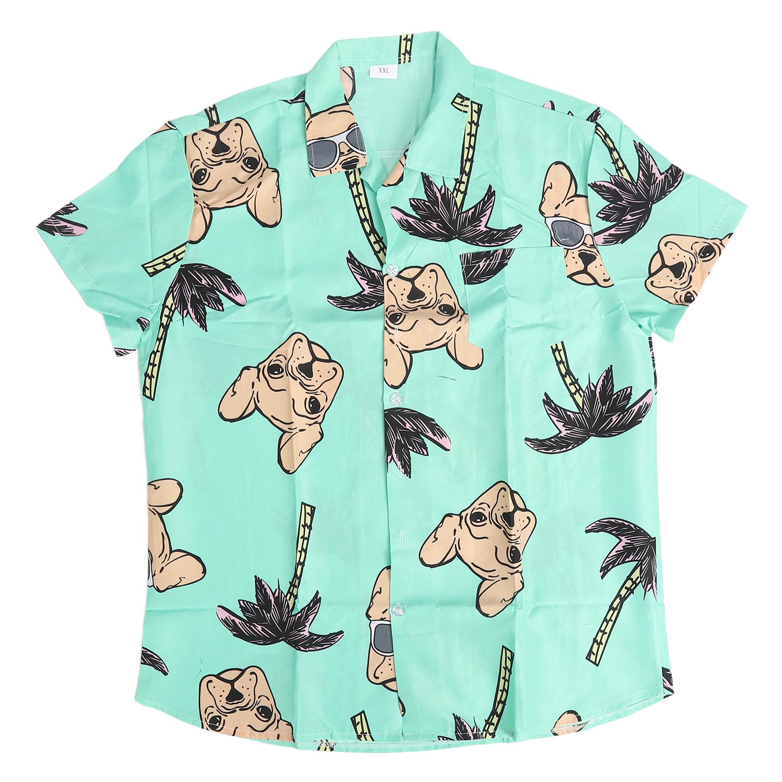Men Short Sleeve Shirt Coconut Tree Printing Turn Down Collar Button Closure Casual Blouse Green XXL XXL зелений
Men Short Sleeve Shirt Coconut Tree Printing Turn Down Collar Button Closure Casual Blouse Green XXL XXL зелений
