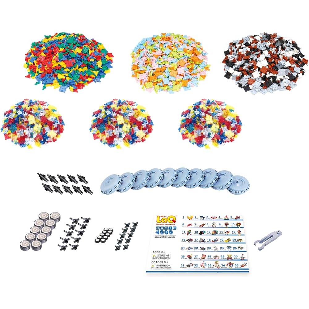 Yoshiritsu LaQ Basic 4000 Building Blocks Set 4000 Pieces Educational Toy
Yoshiritsu LaQ Basic 4000 Building Blocks Set 4000 Pieces Educational Toy