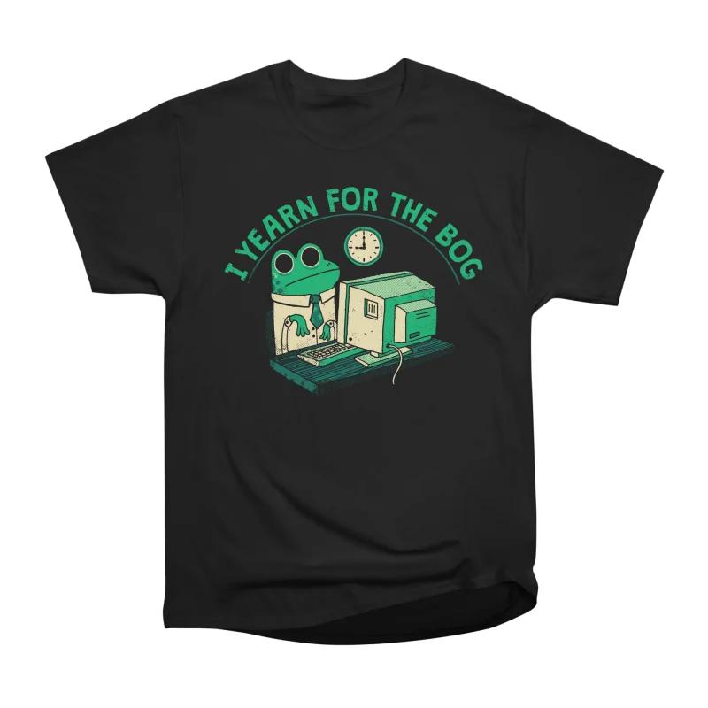 Men Casual Shirts Short Sleeves YEARN FOR THE BOG Tees Oversized T-shirts S чёрный
Men Casual Shirts Short Sleeves YEARN FOR THE BOG Tees Oversized T-shirts S чёрный