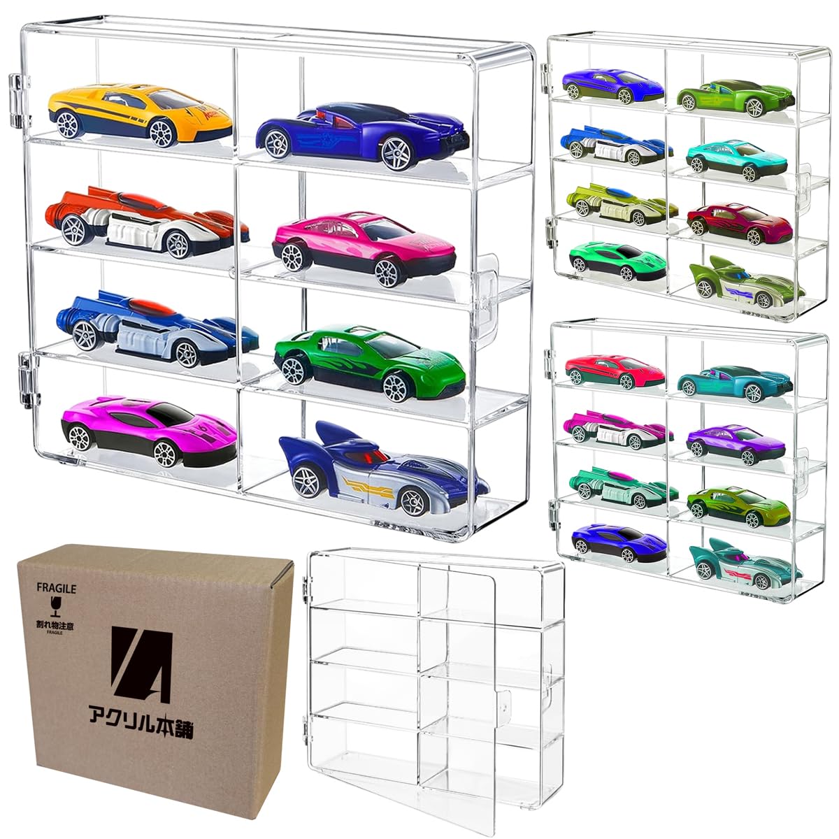 Акриловий кейс для зберігання Tomica Honpo, Зберігання мініатюрних автомобілів, Колекційний кейс, Дисплей паркування, Оцінка (Набір із 4, 8 Квадратів)
Акриловий кейс для зберігання Tomica Honpo, Зберігання мініатюрних автомобілів, Колекційний кейс, Дисплей паркування, Оцінка (Набір із 4, 8 Квадратів)