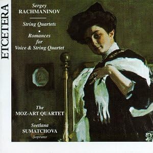CD RACHMANINOFF, SUMATCHOVA; MOZART ST - String Quartet / Romances for Sopra KTC1171 Germany Classical Used
CD RACHMANINOFF, SUMATCHOVA; MOZART ST - String Quartet / Romances for Sopra KTC1171 Germany Classical Used
