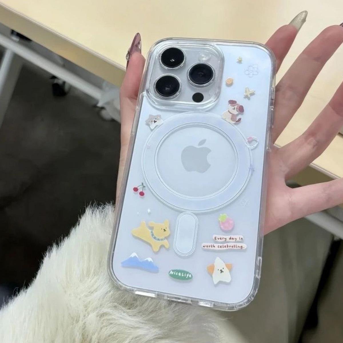 For Transparent for Apple Mobile Phone Protective Case Magnetic Suction High-end Mobile Phone Case Magnetic Suction Ring For iPhone 17PROMAX
For Transparent for Apple Mobile Phone Protective Case Magnetic Suction High-end Mobile Phone Case Magnetic Suction Ring For iPhone 17PROMAX