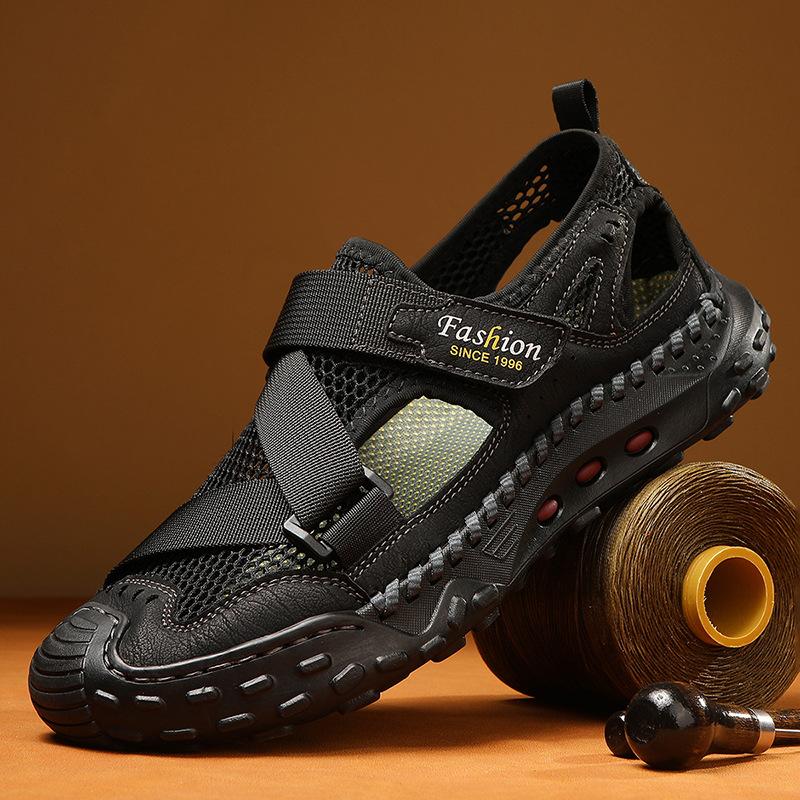 Men s Casual Beach Outdoor Sandals, New Summer Style, Closed-Toe Sandals, Men s Stitched Hollow-Out Breathable Mesh Shoes 48
Men s Casual Beach Outdoor Sandals, New Summer Style, Closed-Toe Sandals, Men s Stitched Hollow-Out Breathable Mesh Shoes 48