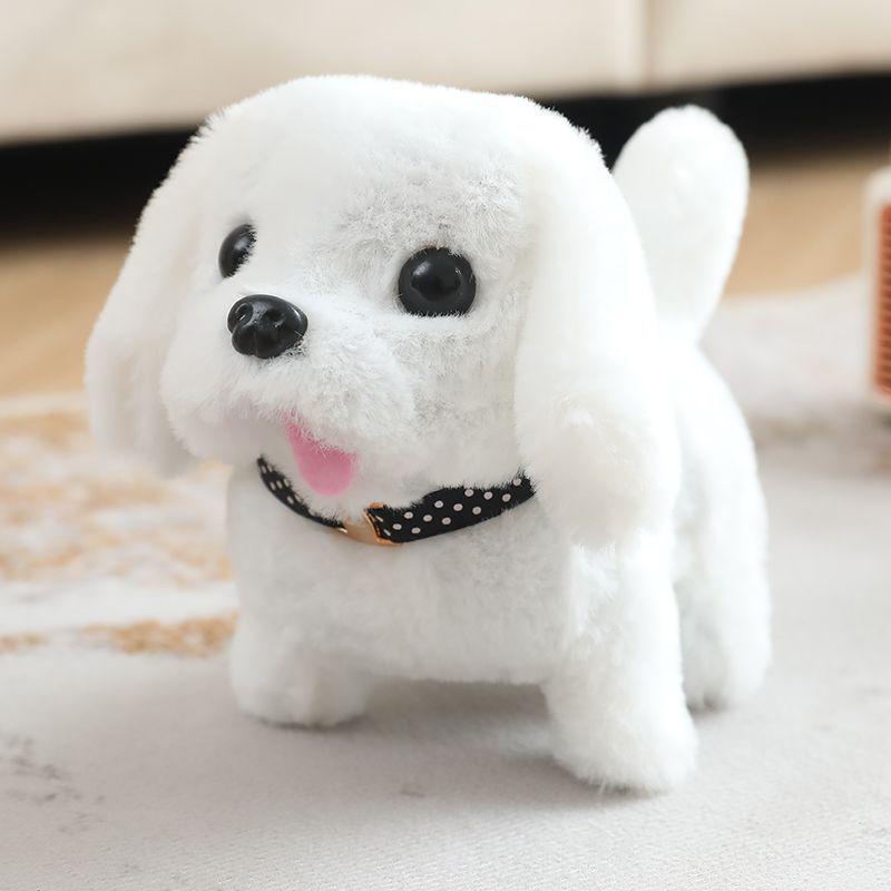 Плюшевая электрическая ходячая и лающая игрушка-щенок - Милый подарок для младенцев, мальчиков и девочек
