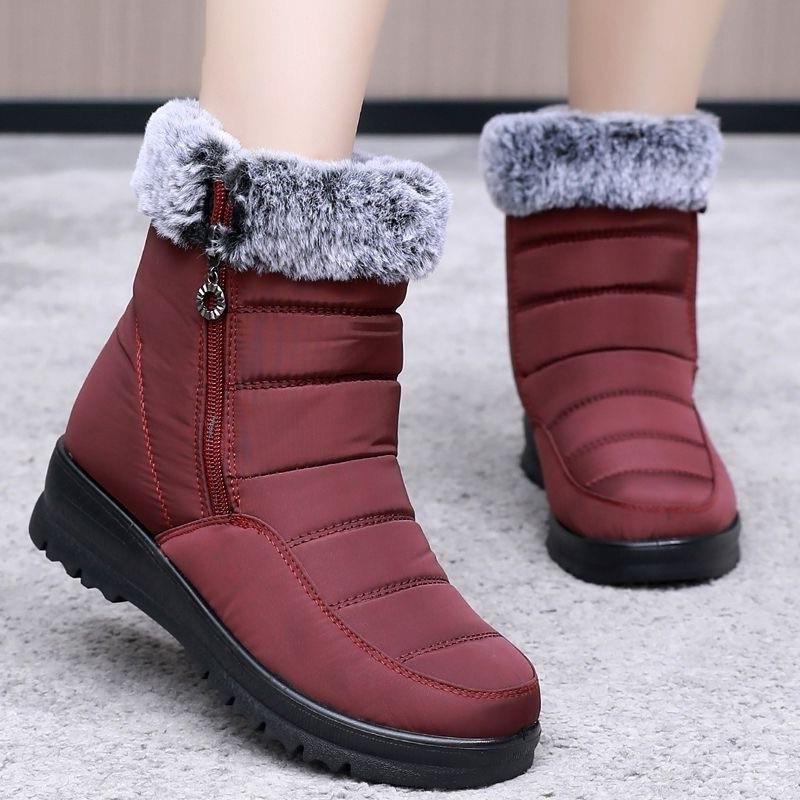 Winter casual flat heel velvet cold-proof thickened cotton shoes medium tube warm snow boots boots 41 бордовий
Winter casual flat heel velvet cold-proof thickened cotton shoes medium tube warm snow boots boots 41 бордовий