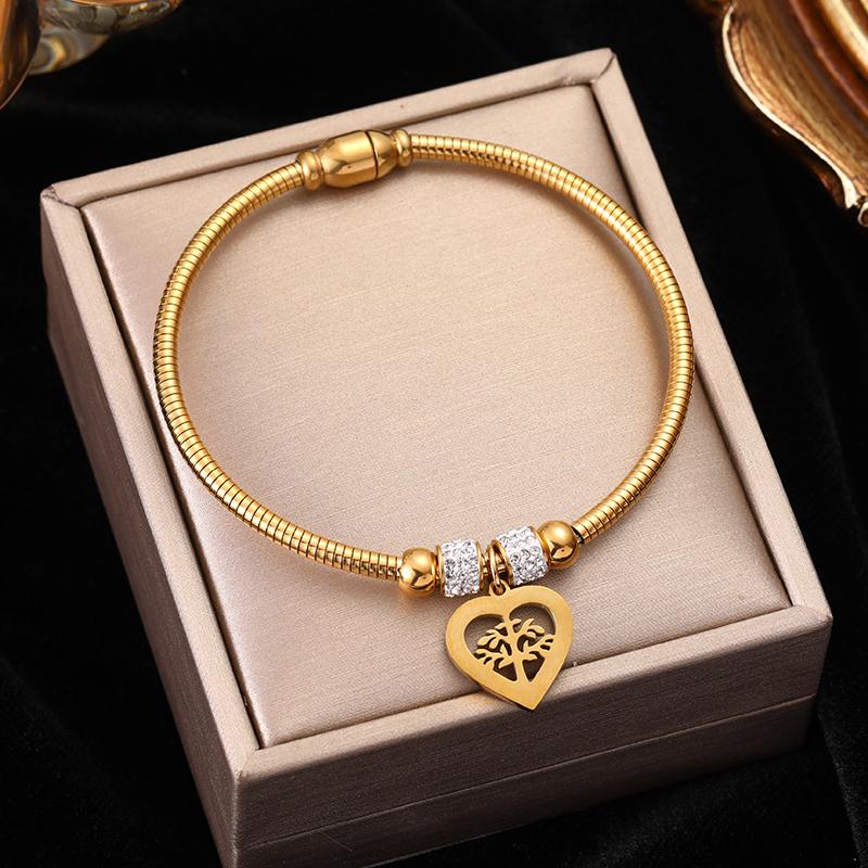 EILIECK 316L Stainless Steel Heart Pearls Charm Bracelet For Women Fashion Girls Bangle Wrist Jewelry Party Birthday Gift Bijoux
EILIECK 316L Stainless Steel Heart Pearls Charm Bracelet For Women Fashion Girls Bangle Wrist Jewelry Party Birthday Gift Bijoux