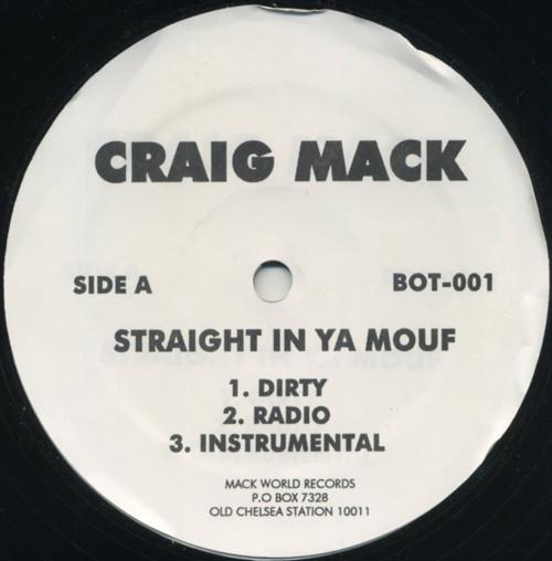 12inch Record CRAIG MACK - Straight In Ya Mouf / Excuse Me BOT001 Mackworld Recor 2003 US Rap & Hip-Hop/R&B Used
12inch Record CRAIG MACK - Straight In Ya Mouf / Excuse Me BOT001 Mackworld Recor 2003 US Rap & Hip-Hop/R&B Used