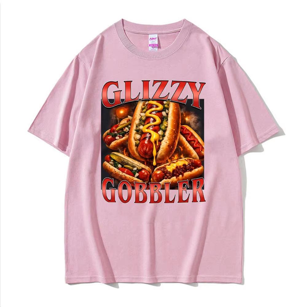 Glizzy Gobbler Funny Hot Dog Graphic TShirt Unisex Women Clothing Casual pure Cotton Streetwear TShirts Fashion Vintage T Shirts 4XL
Glizzy Gobbler Funny Hot Dog Graphic TShirt Unisex Women Clothing Casual pure Cotton Streetwear TShirts Fashion Vintage T Shirts 4XL