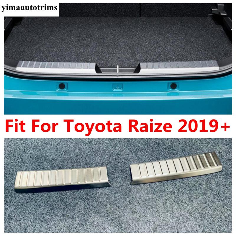 Rear Trunk Tail Gate Bumper Guard Foot Step Door Sill Plate Protector Cover Trim Accessories Interior For Toyota Raize -
Rear Trunk Tail Gate Bumper Guard Foot Step Door Sill Plate Protector Cover Trim Accessories Interior For Toyota Raize -