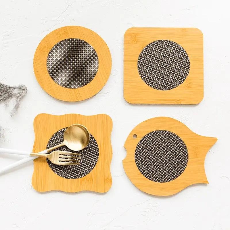 Bamboo Fiber Insulated Table Mat & Coaster - Anti-Scald Pot Pad Cup Mat - Round & Square - Set of 2
Bamboo Fiber Insulated Table Mat & Coaster - Anti-Scald Pot Pad Cup Mat - Round & Square - Set of 2
