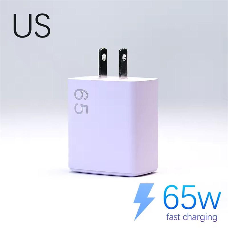 65W USB Type C Charger GaN Fast Charging PD 3.0 Quick Charge Wall For Phone Adapter For iPhone16 15 Xiaomi Huawei Samsung Oneplus US фіолетовий
65W USB Type C Charger GaN Fast Charging PD 3.0 Quick Charge Wall For Phone Adapter For iPhone16 15 Xiaomi Huawei Samsung Oneplus US фіолетовий