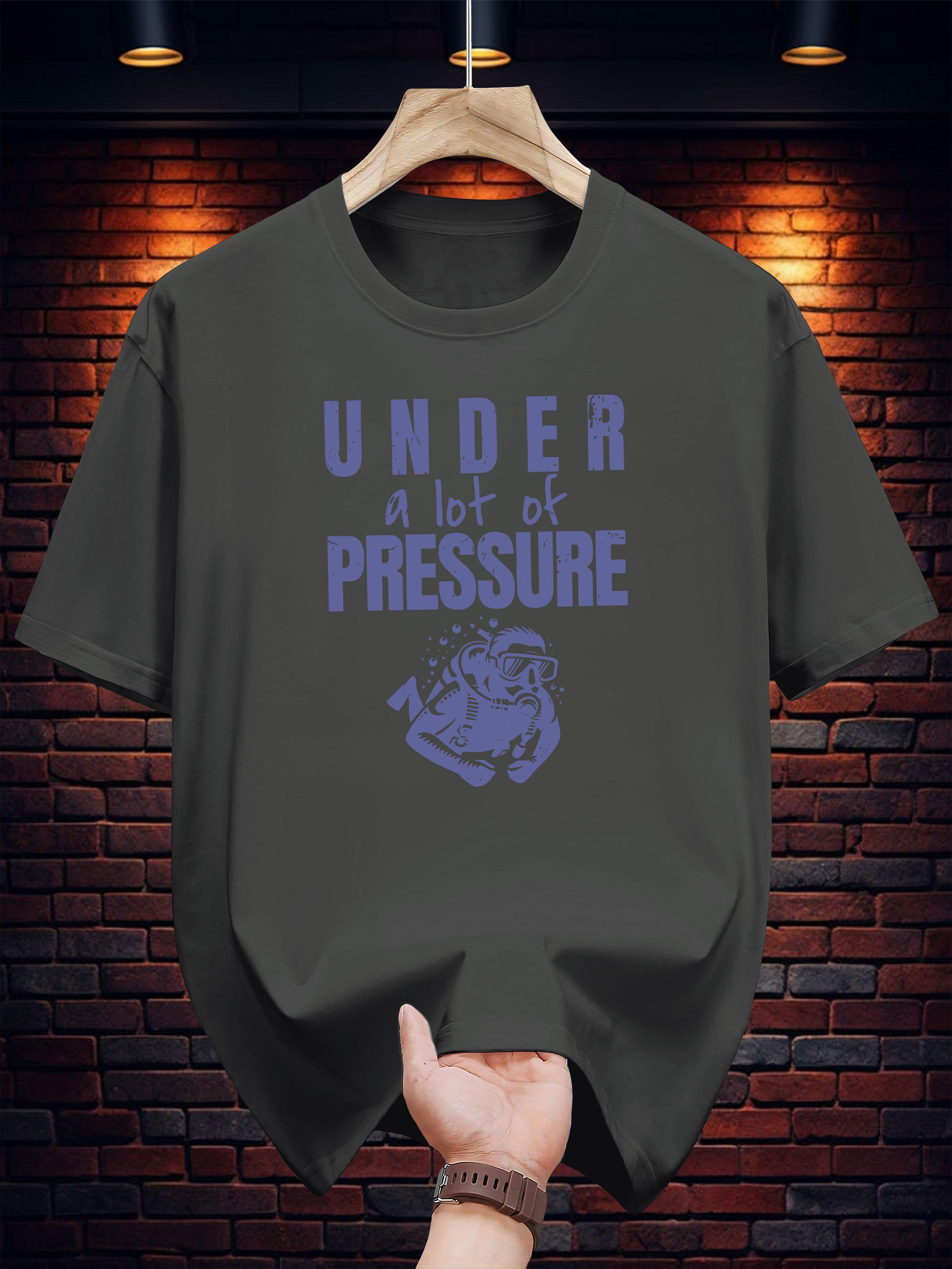 Casual Short Sleeve T-shirt - Under a Lot of Pressure Graphic Print XXL
Casual Short Sleeve T-shirt - Under a Lot of Pressure Graphic Print XXL