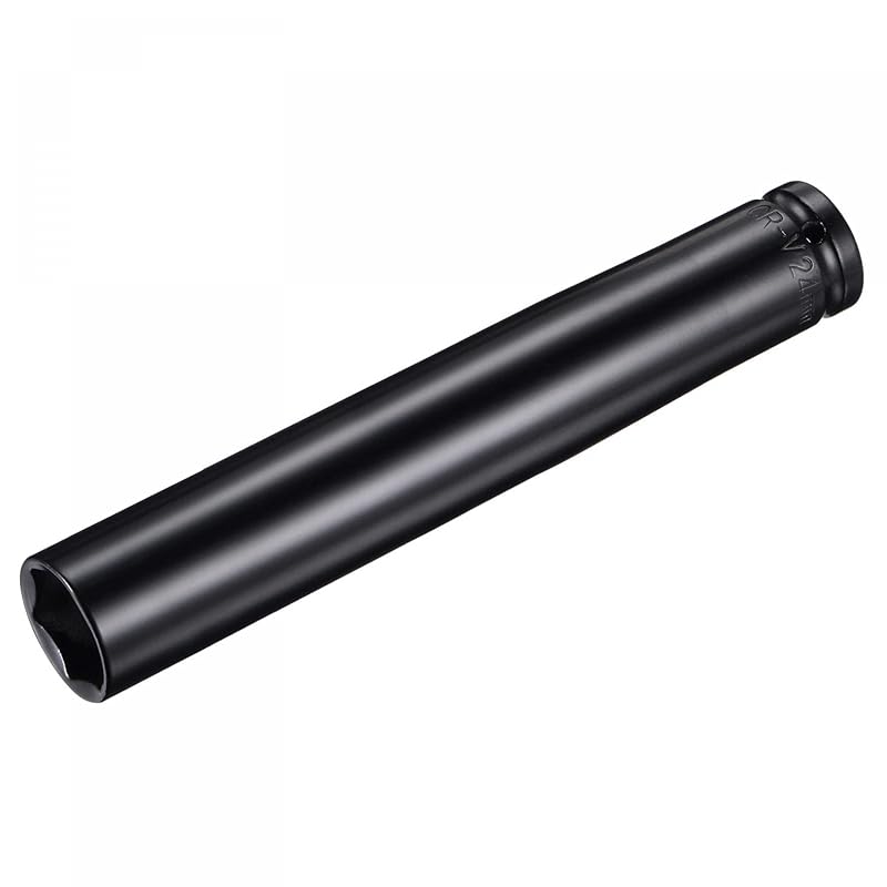 uxcell deep impact socket 13 mm drive 24 mm CR-V Steel 200 mm length 6 points metric size
uxcell deep impact socket 13 mm drive 24 mm CR-V Steel 200 mm length 6 points metric size