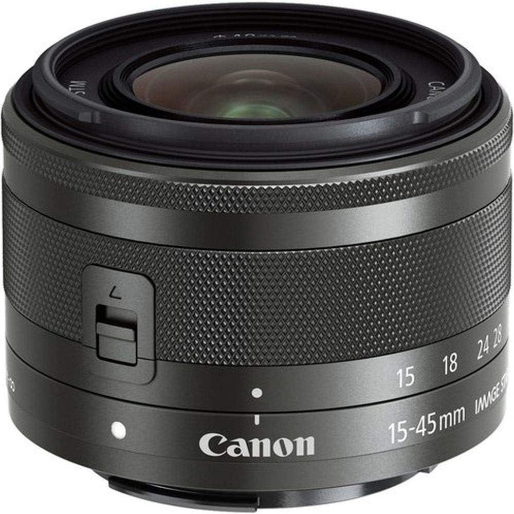 Стандартний зум-об’єктив Canon STM, сумісний із бездзеркальними камерами EF-M15-45mm F3.5-6.3IS (графіт) однолінзовий EF-M15-45ISSTM
Стандартний зум-об’єктив Canon STM, сумісний із бездзеркальними камерами EF-M15-45mm F3.5-6.3IS (графіт) однолінзовий EF-M15-45ISSTM