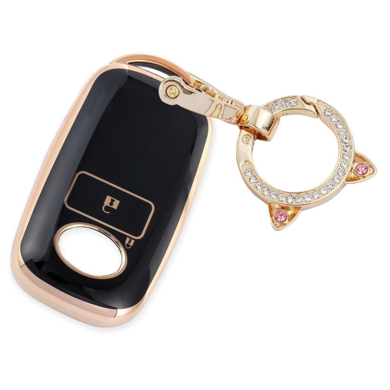 ZANEKO Key Case Compatible Toyota Rise Roomy Key Cover Compatible Daihatsu Rocky New Tufted Tanto Custom Smart Key Case Thor Key Chain (Black)
ZANEKO Key Case Compatible Toyota Rise Roomy Key Cover Compatible Daihatsu Rocky New Tufted Tanto Custom Smart Key Case Thor Key Chain (Black)