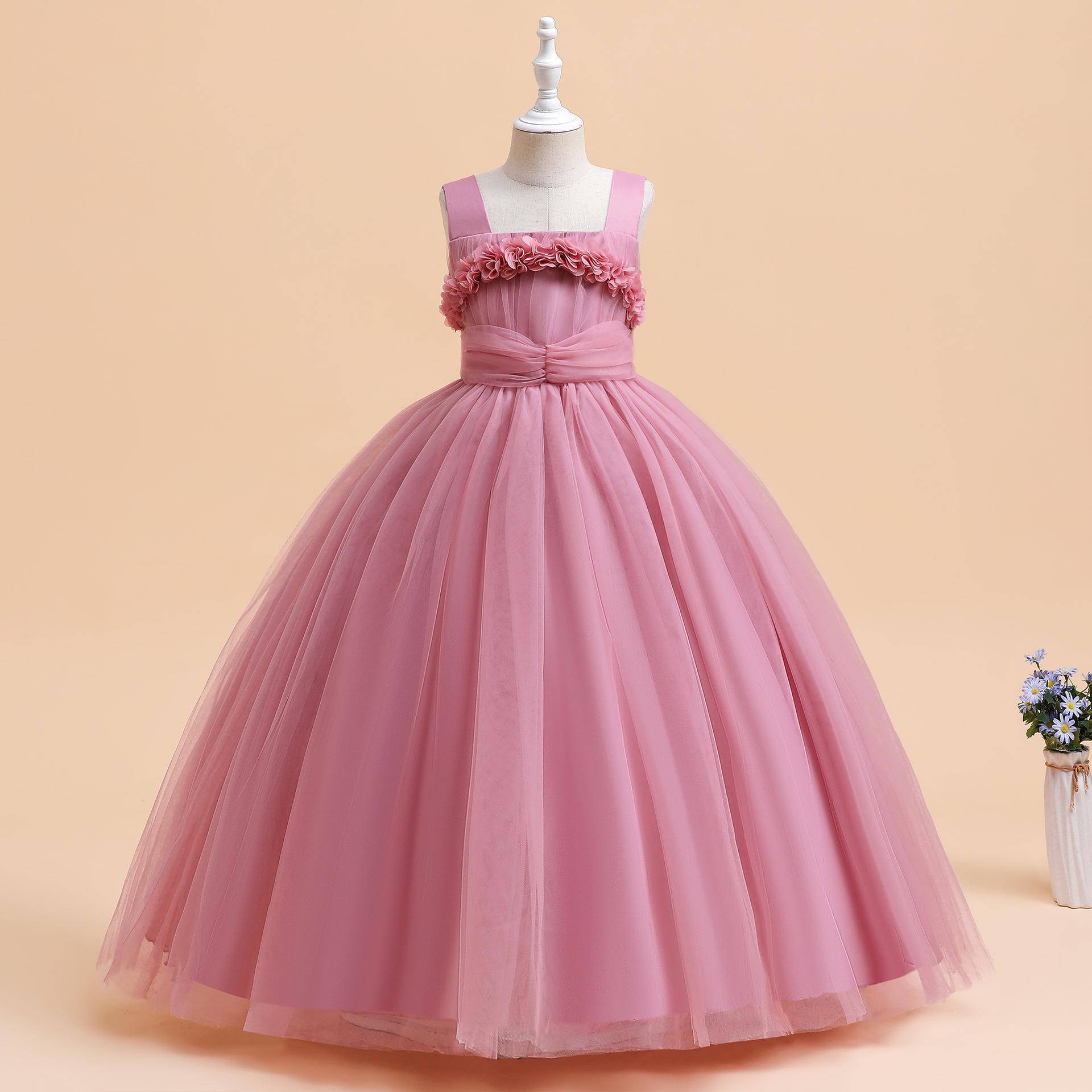 European Princess Style Formal Dress for Girls - Elegant Birthday and Show Long Gown 150cm розовый/мальвовый
European Princess Style Formal Dress for Girls - Elegant Birthday and Show Long Gown 150cm розовый/мальвовый