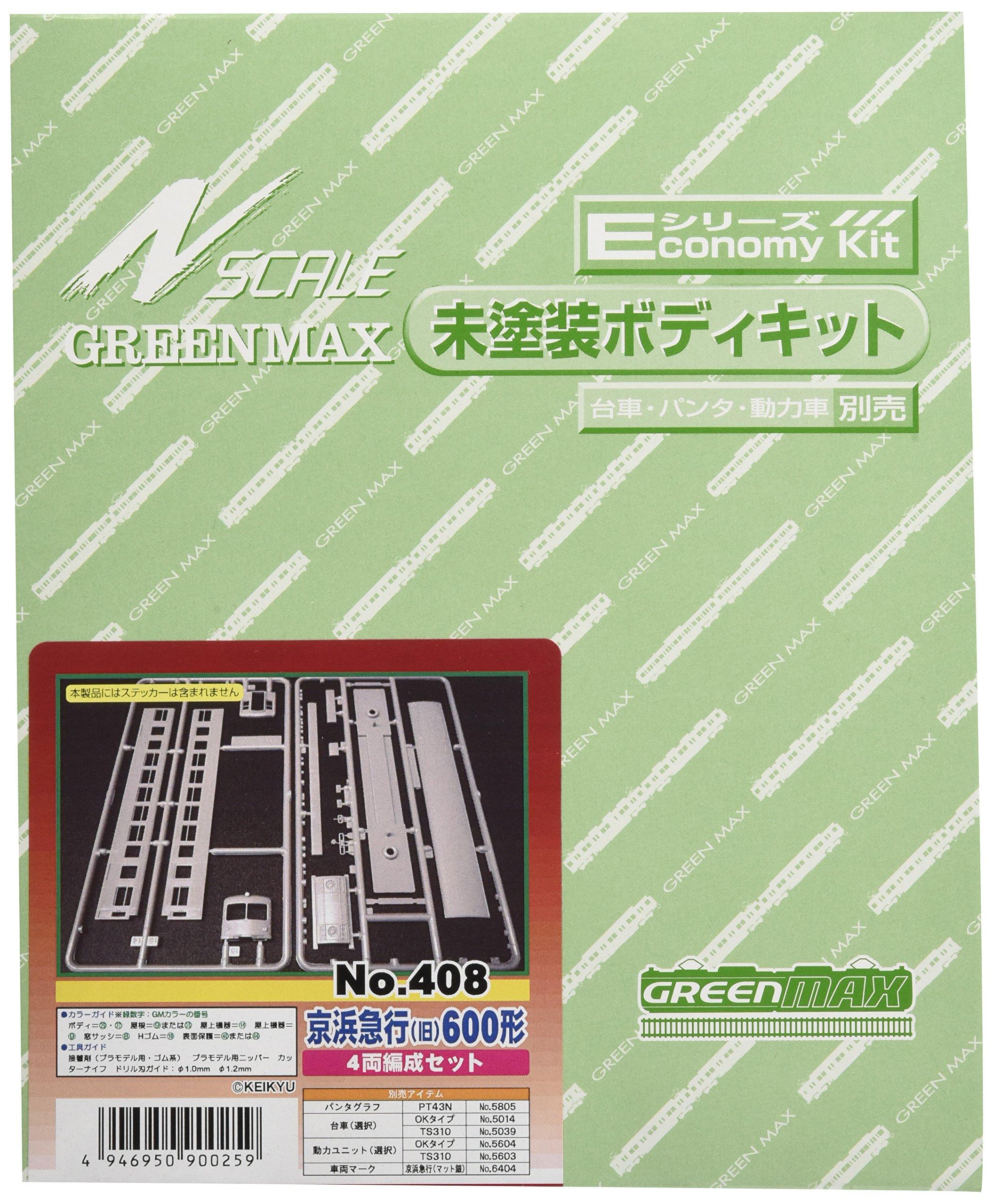 Greenmax N gauge Комплект Keihin Express серии 600 Неокрашенный кит корпуса 408 (старый) 4-вагонный
Greenmax N gauge Комплект Keihin Express серии 600 Неокрашенный кит корпуса 408 (старый) 4-вагонный