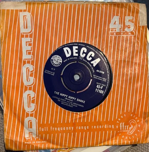 7inch Record LITTLE TONY & HIS BROTHERS - The Hippy Hippy Shake / Hey Little 45F11169 Decca 1959 UK Rock Used
7inch Record LITTLE TONY & HIS BROTHERS - The Hippy Hippy Shake / Hey Little 45F11169 Decca 1959 UK Rock Used