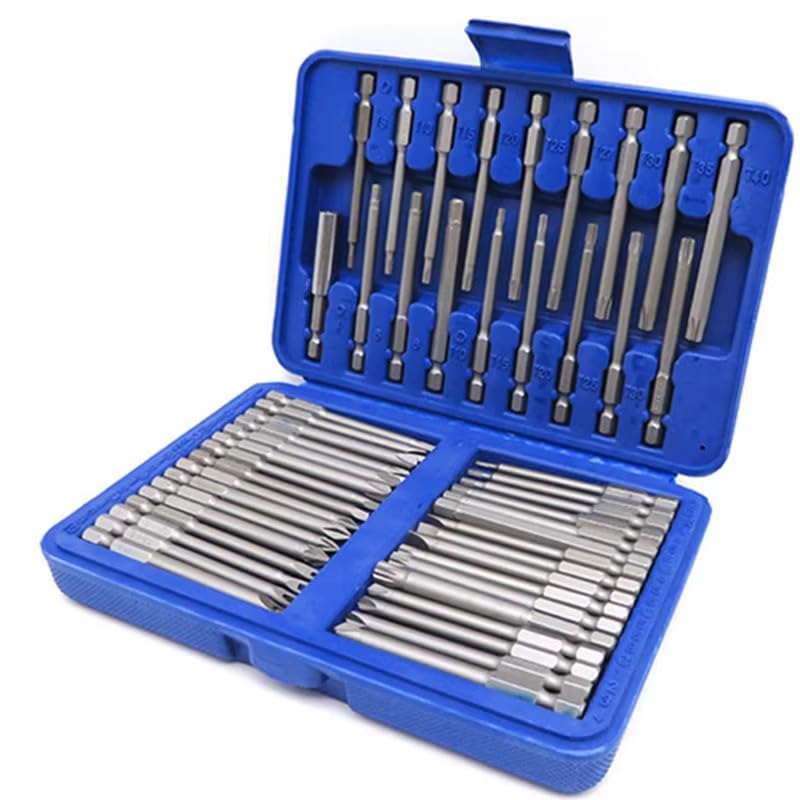 zmart 50pcs 75mm Extra Long Reach Bit Set, Security Screwdriver Bits, Torx Star Hex Bits
zmart 50pcs 75mm Extra Long Reach Bit Set, Security Screwdriver Bits, Torx Star Hex Bits