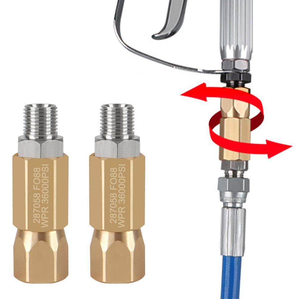 Brass 360 Degree Rotating Swivel Coupler Compatible with For Painting Systems Featuring Leak Prevention Gasket China Mainland
Brass 360 Degree Rotating Swivel Coupler Compatible with For Painting Systems Featuring Leak Prevention Gasket China Mainland