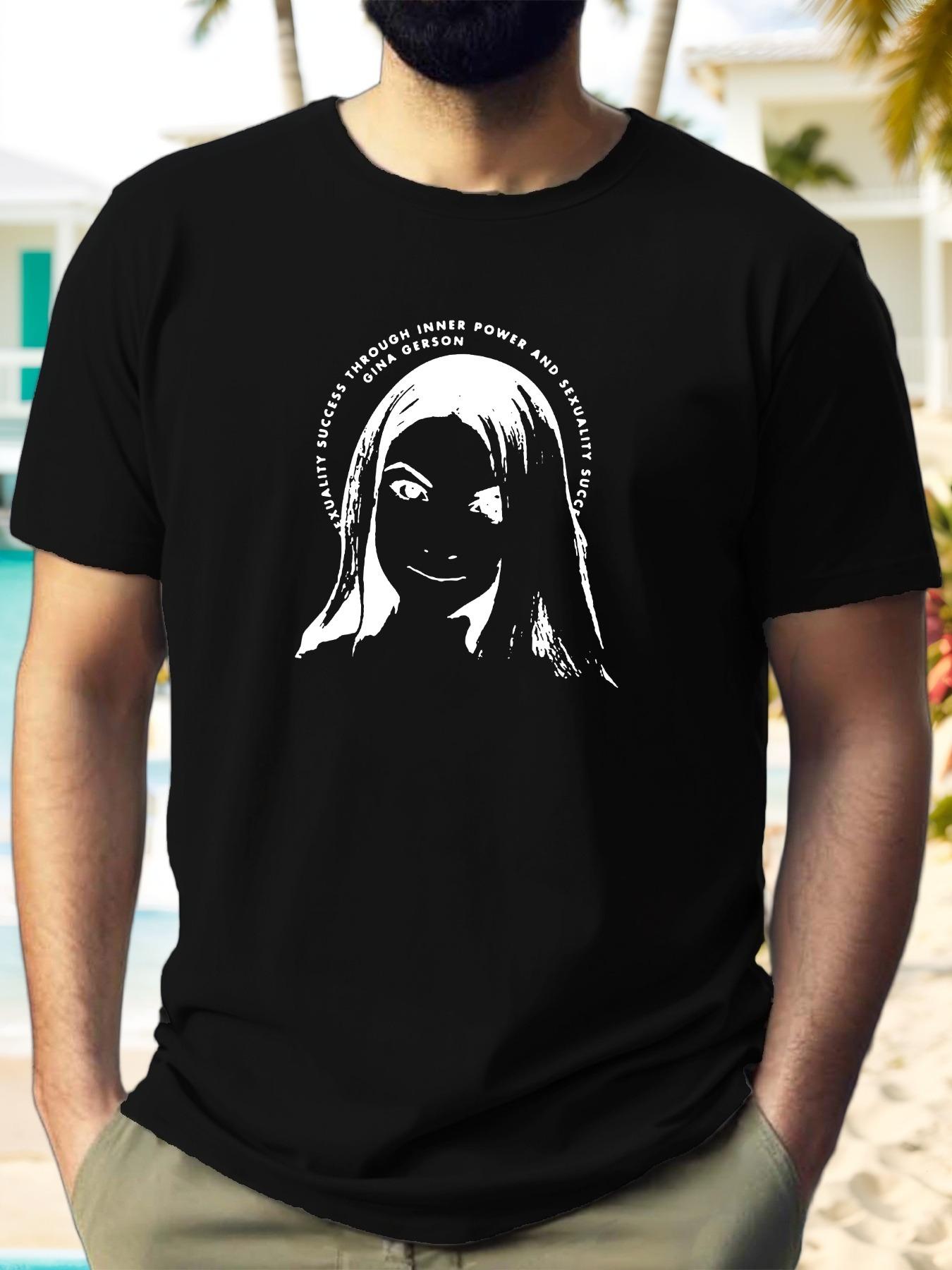 Casual Summer Short Sleeve T-shirt - Maroon Round Neck Solid Color Top with Woman s Face Graphic Print L
Casual Summer Short Sleeve T-shirt - Maroon Round Neck Solid Color Top with Woman s Face Graphic Print L