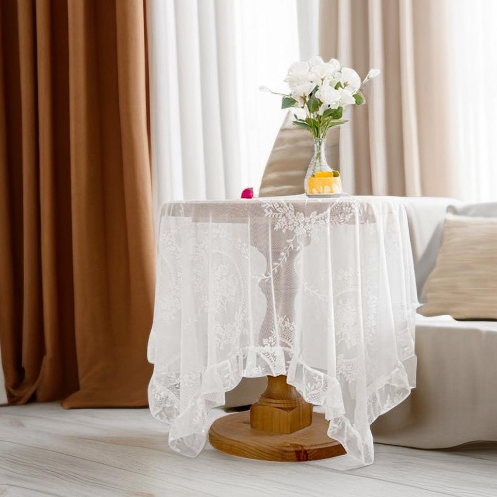Light luxury princess white lace round tablecloth coffee table tablecloth American pastoral decoration French cover 70*70cm белый
Light luxury princess white lace round tablecloth coffee table tablecloth American pastoral decoration French cover 70*70cm белый