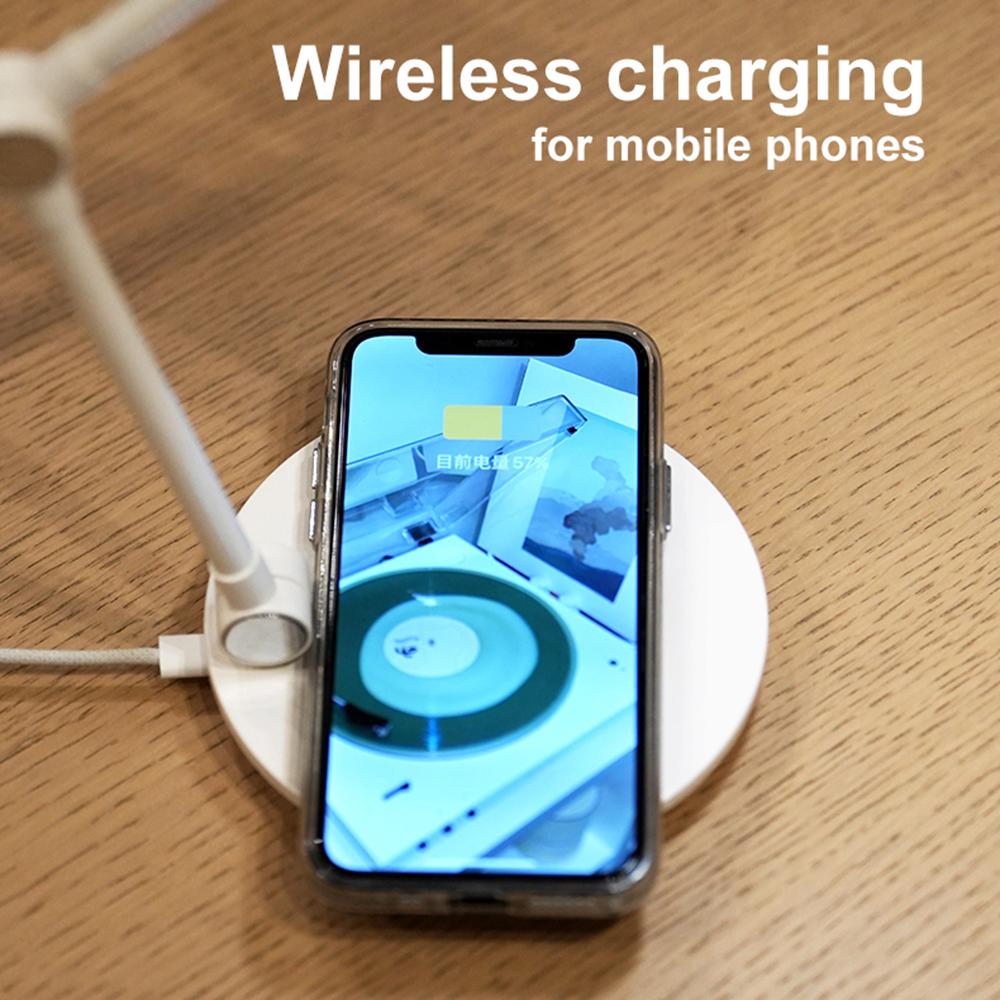 D09 Multi-Function Foldable Desk Lamp Projector Light Detachable Flashlight with Wireless Charger Black
D09 Multi-Function Foldable Desk Lamp Projector Light Detachable Flashlight with Wireless Charger Black