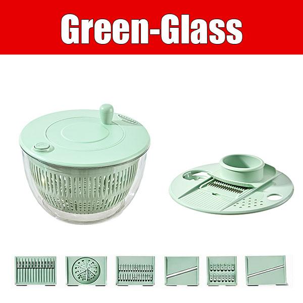 7‑Piece Multifunction Salad Spinner Set Vegetable Washer Salad Chopper Slicer Shredder Grater Salad Bowl with Lid Kitchen Gadget
7‑Piece Multifunction Salad Spinner Set Vegetable Washer Salad Chopper Slicer Shredder Grater Salad Bowl with Lid Kitchen Gadget