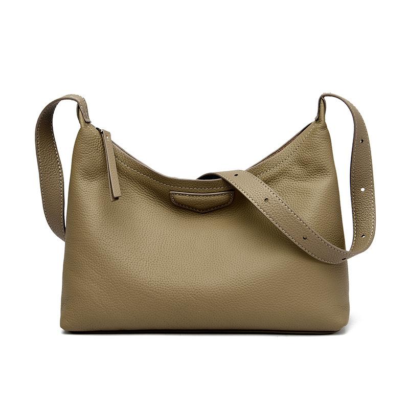 New leather women s bag large-capacity tote bag first layer cowhide simple daily shoulder bag хакі
New leather women s bag large-capacity tote bag first layer cowhide simple daily shoulder bag хакі