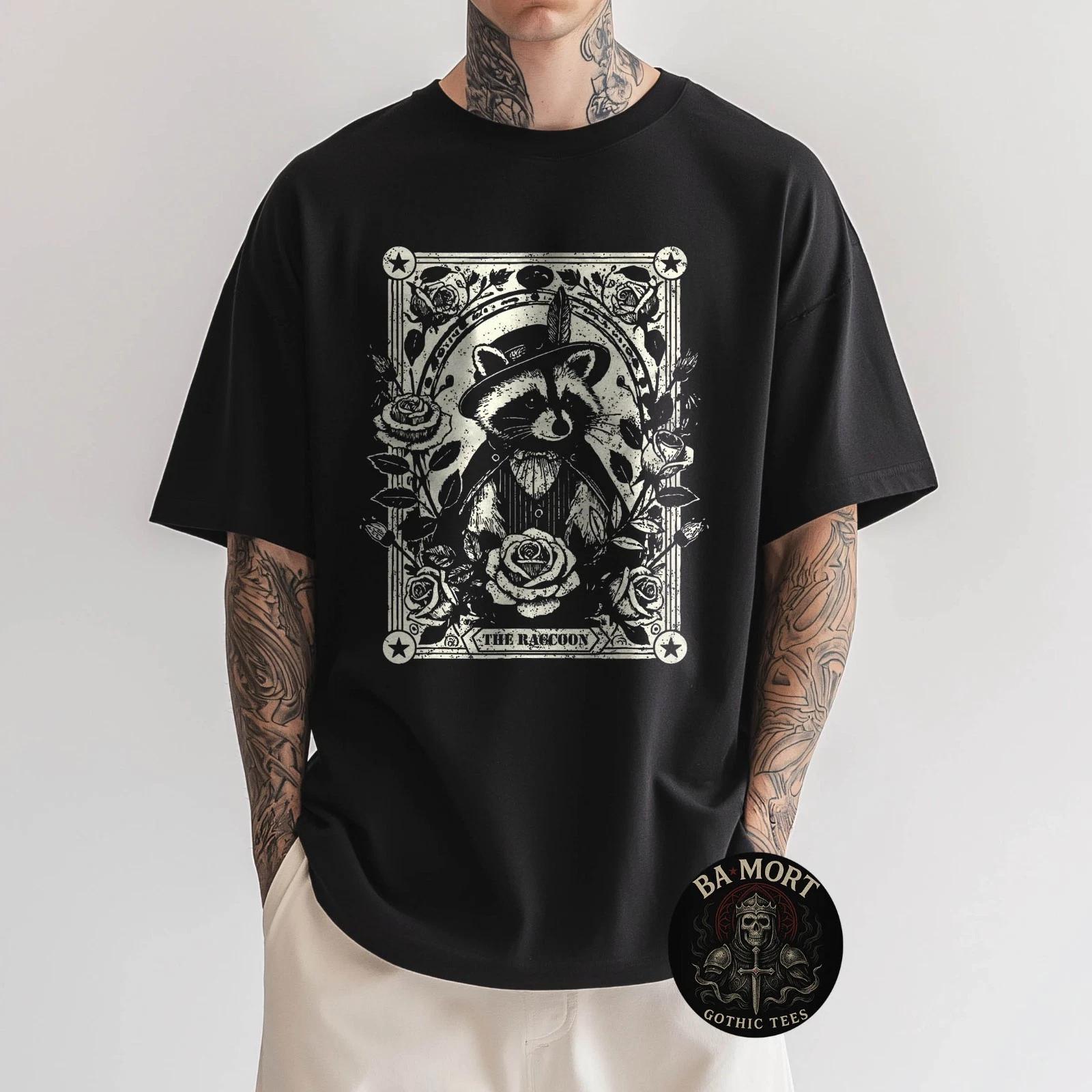 Raccoon Tarot Card Shirt Vintage Gothic Rose Racoon Lover T-Shirt 4XL
Raccoon Tarot Card Shirt Vintage Gothic Rose Racoon Lover T-Shirt 4XL