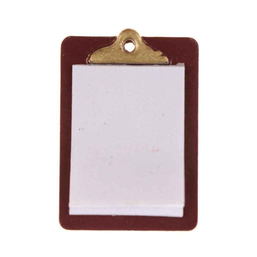 1 Pcs 18mm*21mm Alloy Clipboard With Real Paper Attache For Doll DIY Miniature Dollhouse Dolls Accessories белый
1 Pcs 18mm*21mm Alloy Clipboard With Real Paper Attache For Doll DIY Miniature Dollhouse Dolls Accessories белый