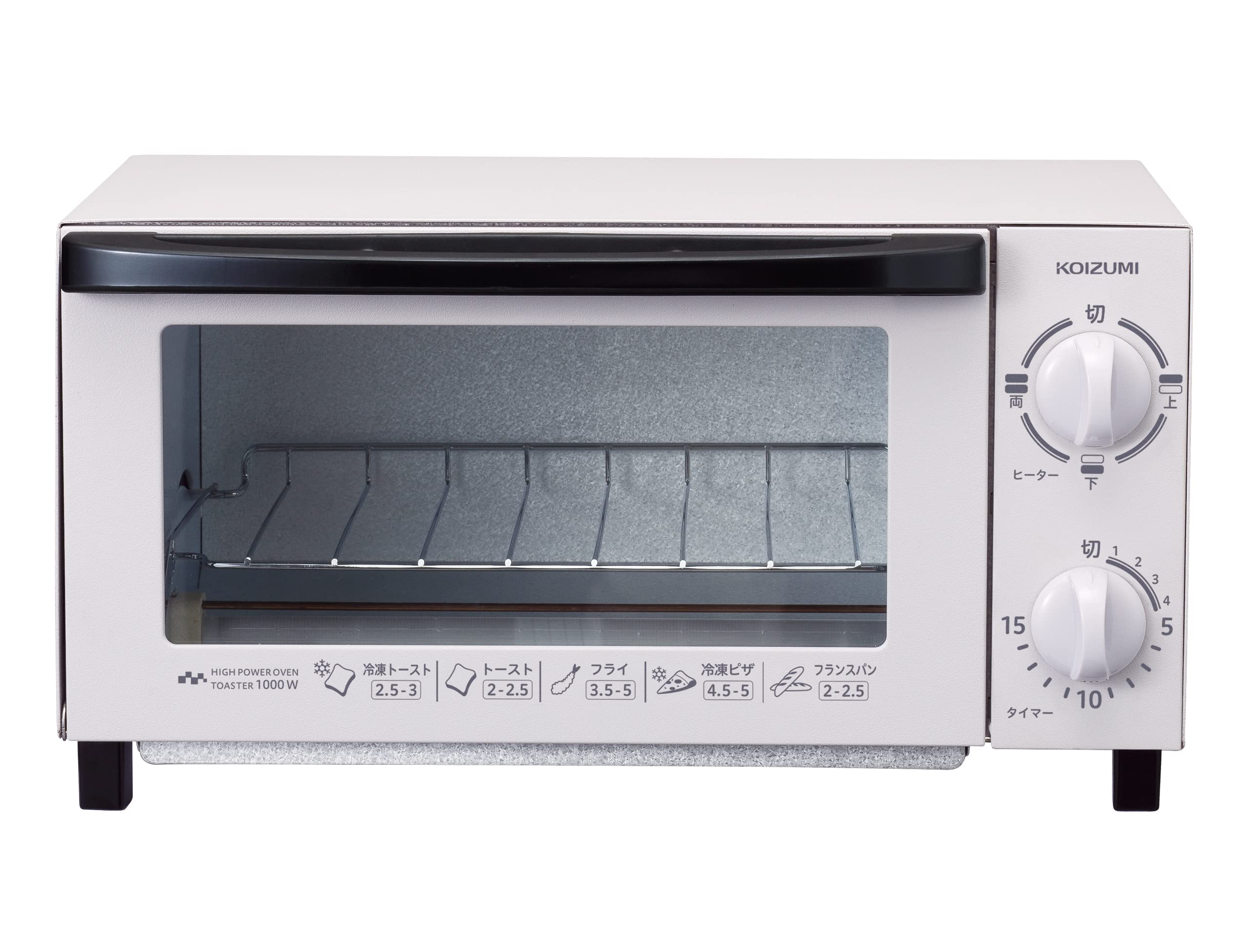 Koizumi Toaster Oven 1000W Heater Switching 15 Minute Timer 2 Pieces Gray 3-Stage KOS-1034/H сірий колір
Koizumi Toaster Oven 1000W Heater Switching 15 Minute Timer 2 Pieces Gray 3-Stage KOS-1034/H сірий колір