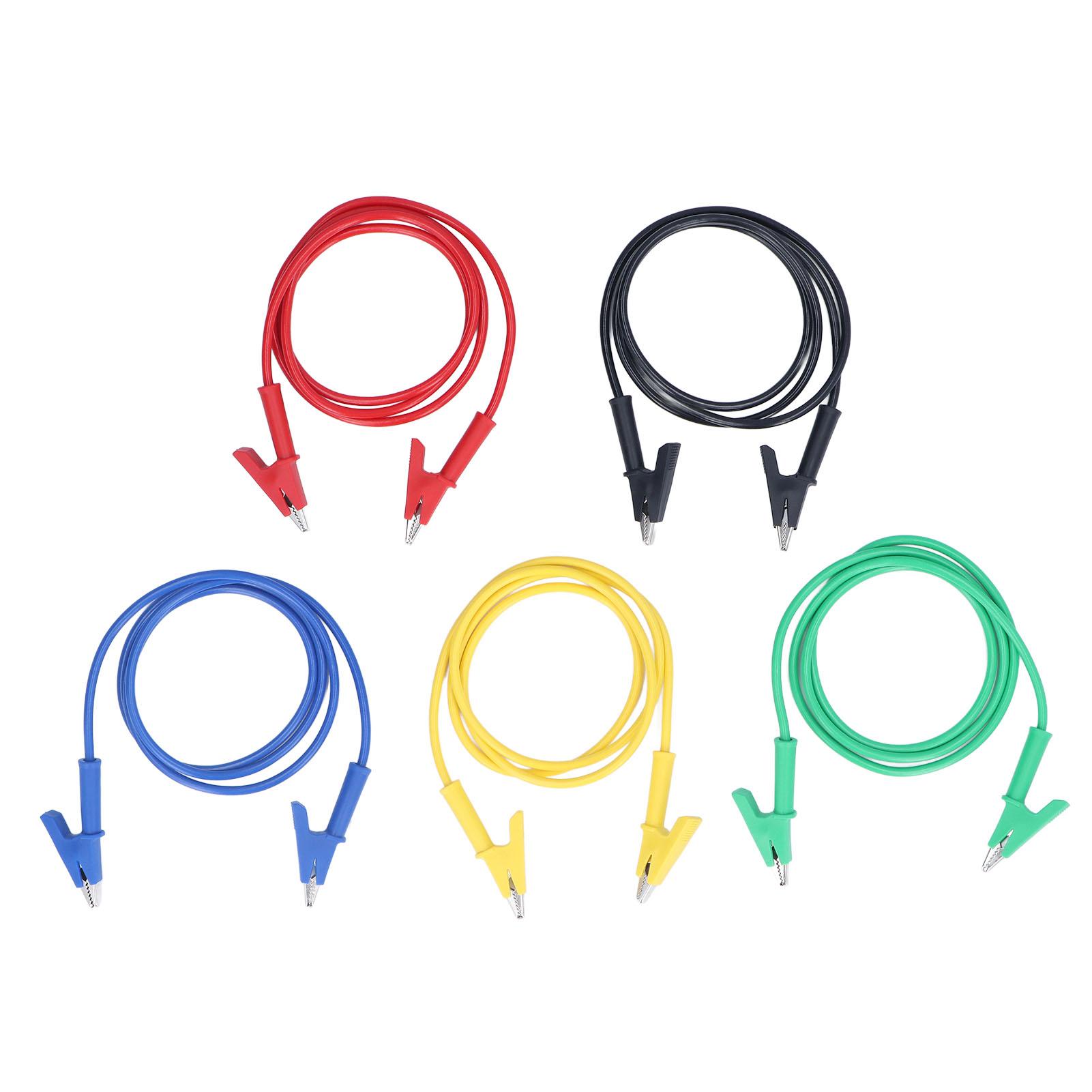 5Pcs Crocodile Clip Test Dual Ended 10mm Opening Testing Cable Wire for Battery Vehicle
5Pcs Crocodile Clip Test Dual Ended 10mm Opening Testing Cable Wire for Battery Vehicle