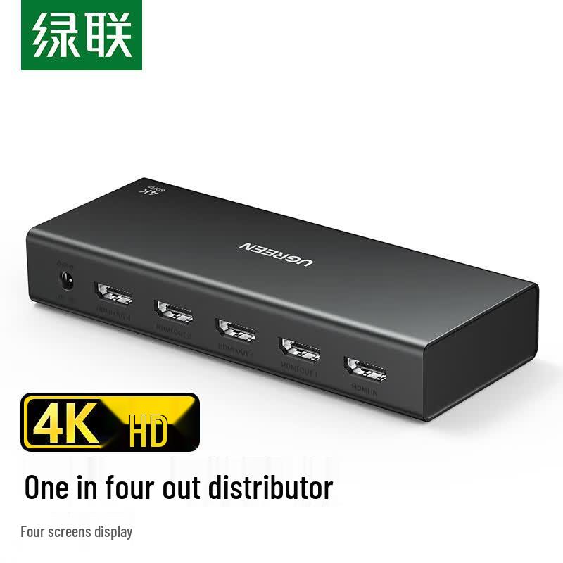 UGREEN 4K HDMI Splitter 1 In 4 Out
UGREEN 4K HDMI Splitter 1 In 4 Out