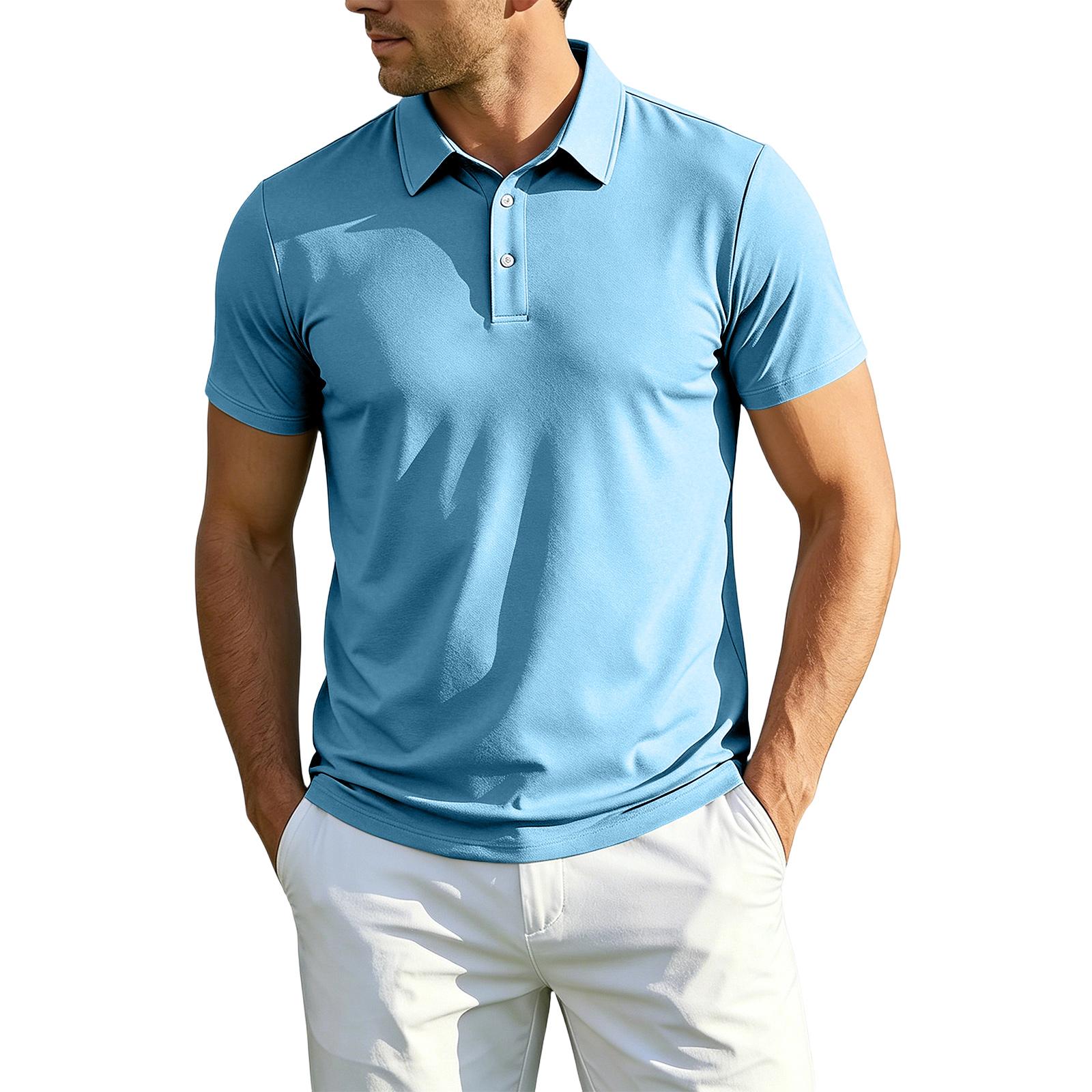 Men s Casual Quick-Dry Golf Shirt XL небо синє кольору
Men s Casual Quick-Dry Golf Shirt XL небо синє кольору